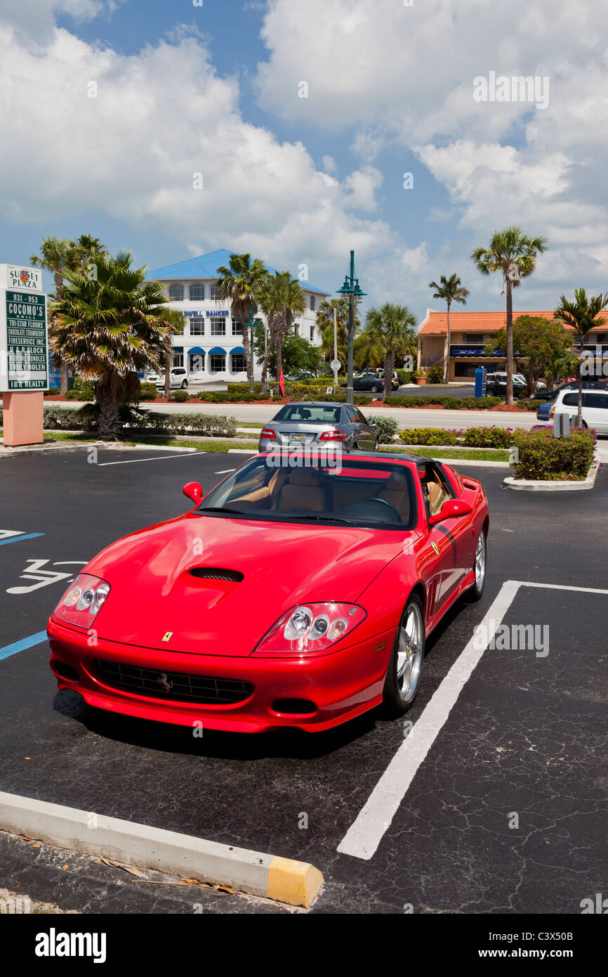 Ferrari 575M Maranello Superamerica Marco Island Florida USA, built 2002 - 2006 Stock Photo