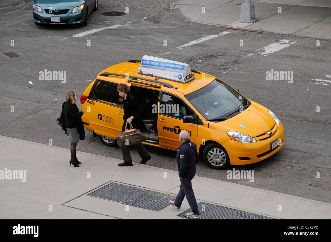 Taxi taxicab taxis passengers hires stock photography and images Alamy