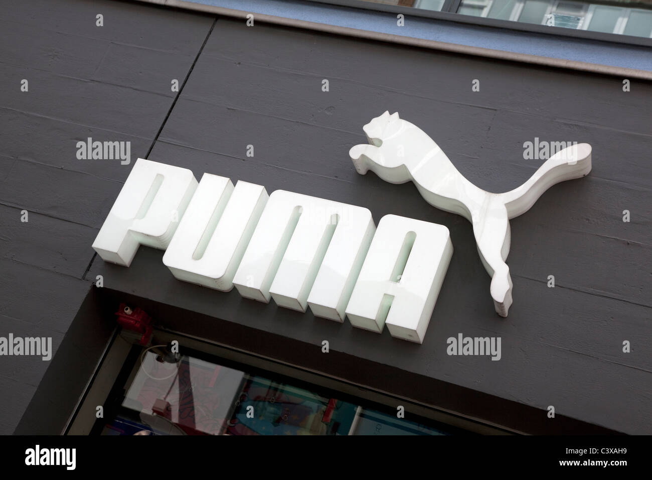 Puma store in Carnaby Street, Central London Stock Photo