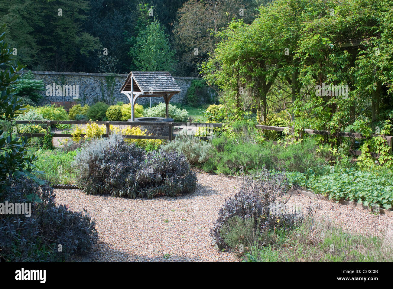 The Walled Garden at Brandon Country Park, Thetford Forest, Suffolk