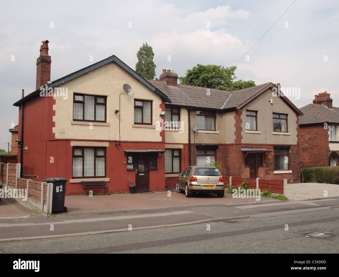 Semidetached 1930s house in Farnworth; part of the Flower Estate Stock