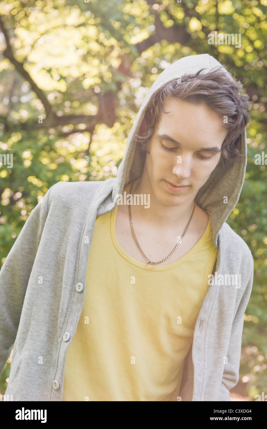 Portrait Of Young Man Stock Photo - Alamy