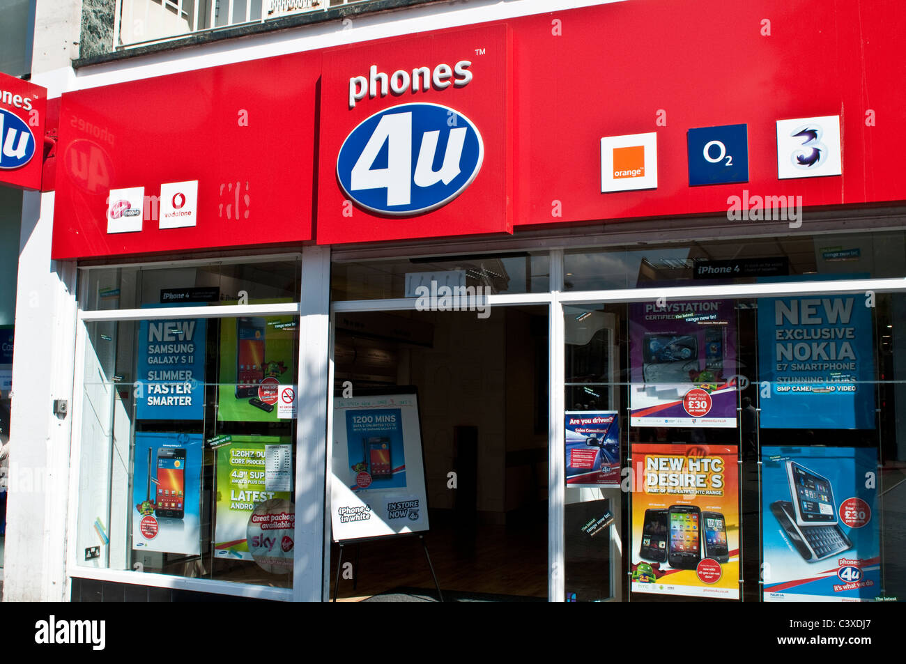 Phones 4u store, Kingston upon Thames, Surrey, UK Stock Photo