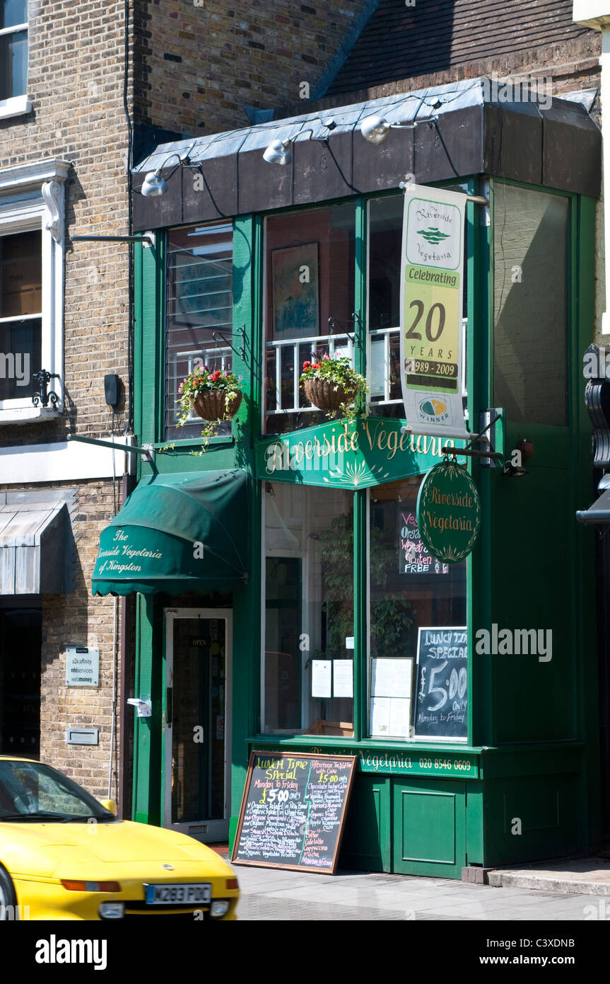 Riverside Vegetaria restaurant, Kingston upon Thames, Surrey, UK Stock