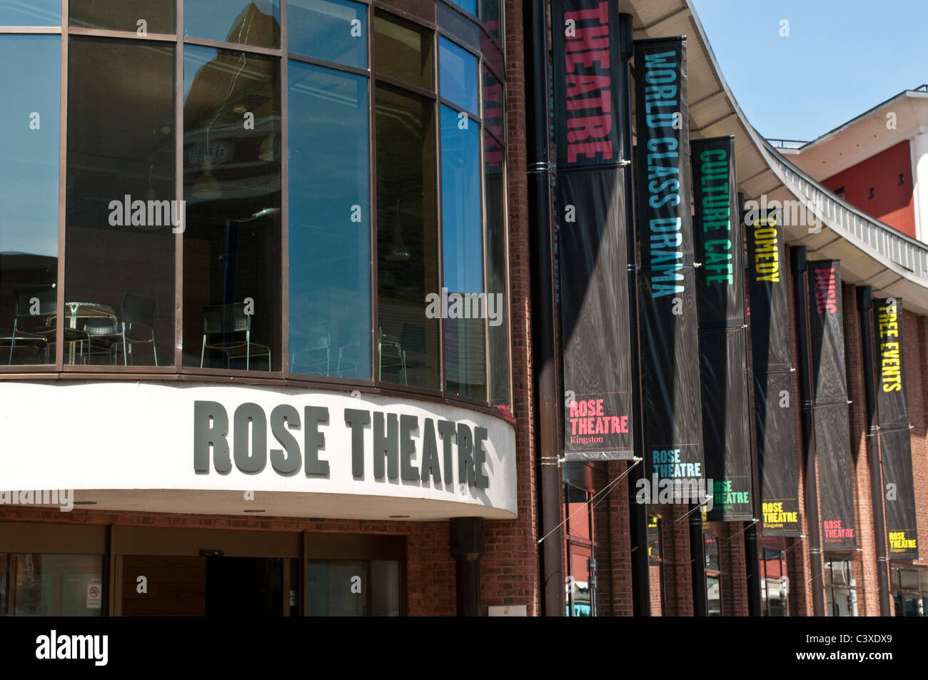 Rose Theatre, Kingston upon Thames, Surrey, UK Stock Photo