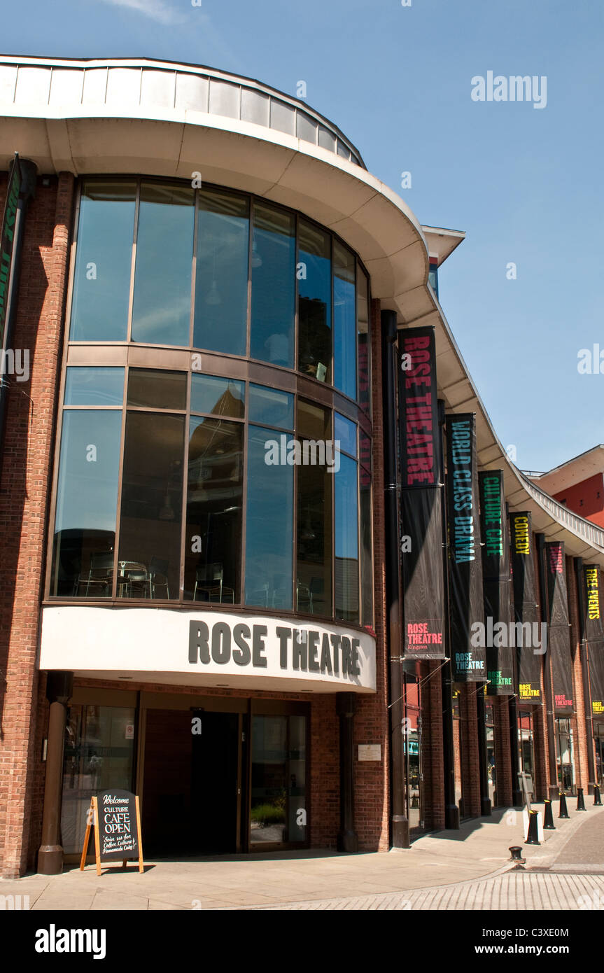 Rose Theatre, Kingston upon Thames, Surrey, UK Stock Photo