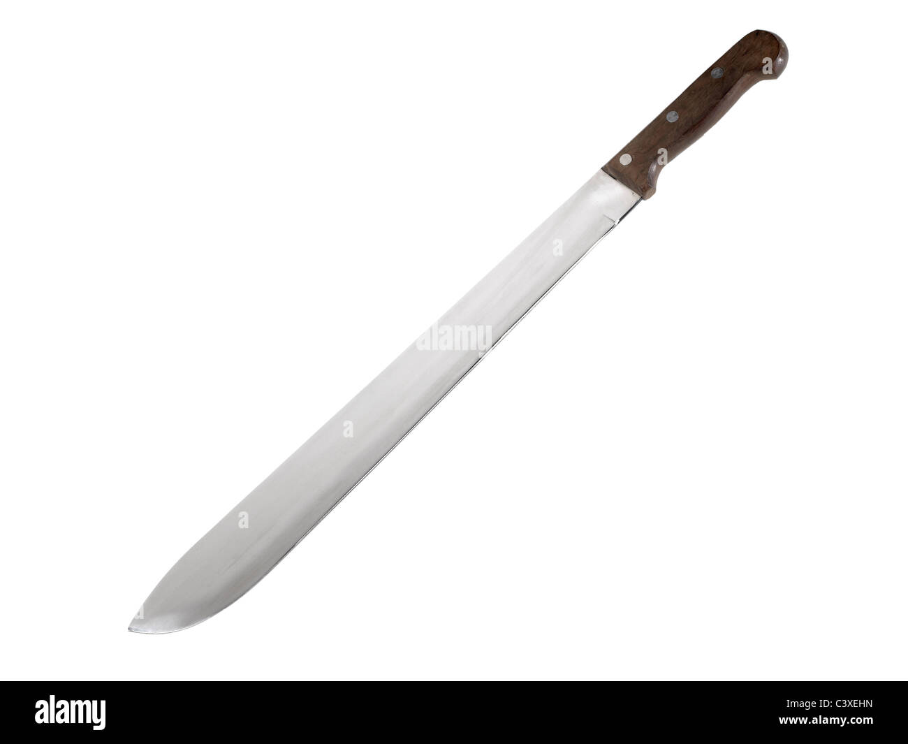 Large Machete Knife Stock Photo