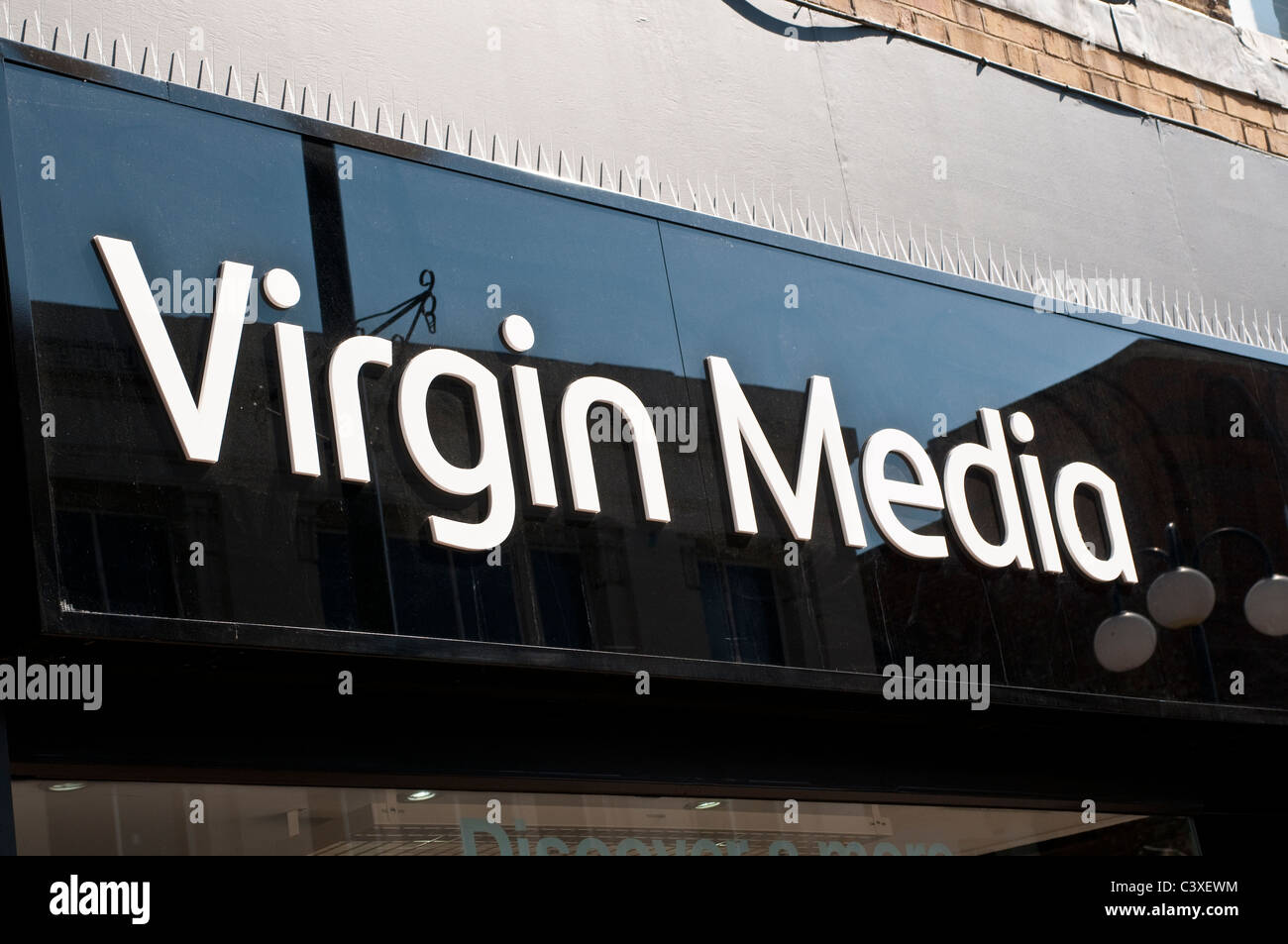 Virgin media store shop name kingston hires stock photography and