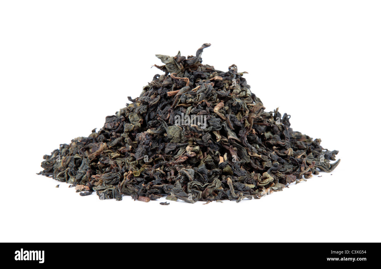 Oolong Tea Camellia sinensis Cut Out Stock Photo