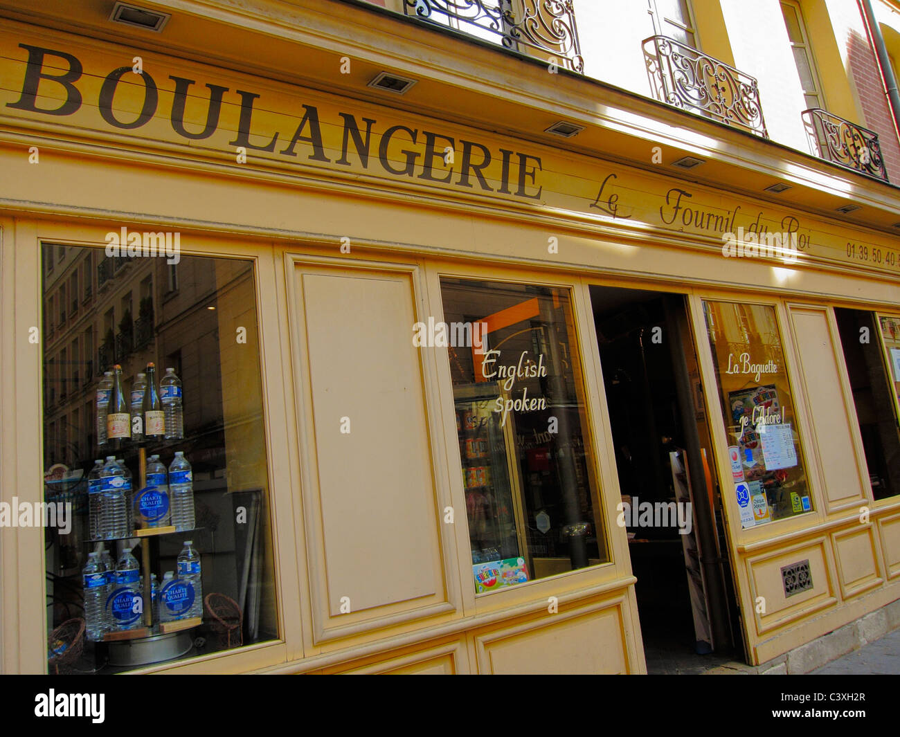 Versailles, France, French Baker, Boulangerie, Bakery Shop Front Stock ...