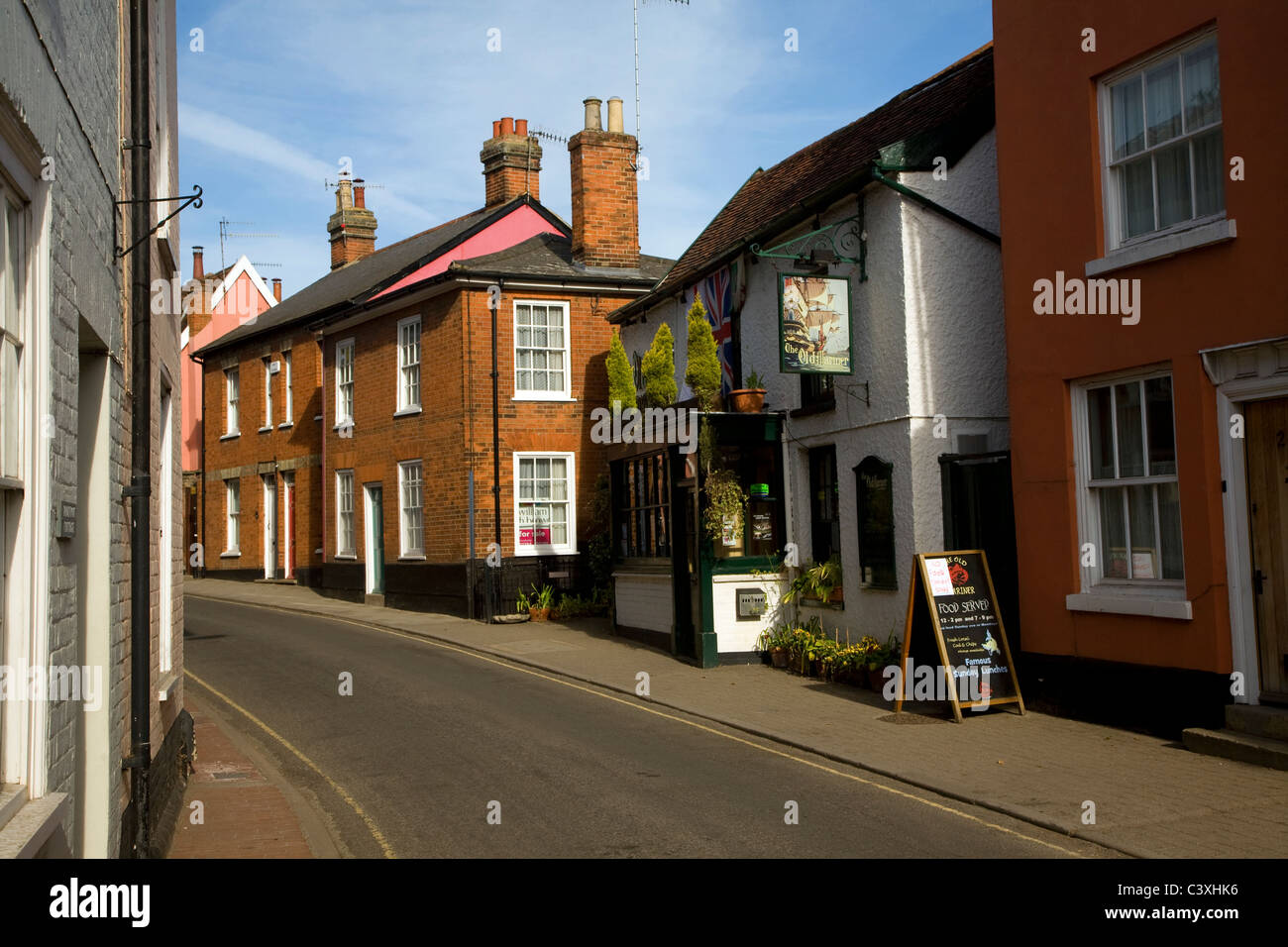 The Mariners pub New Street Woodbridge Suffolk England Stock Photo Alamy