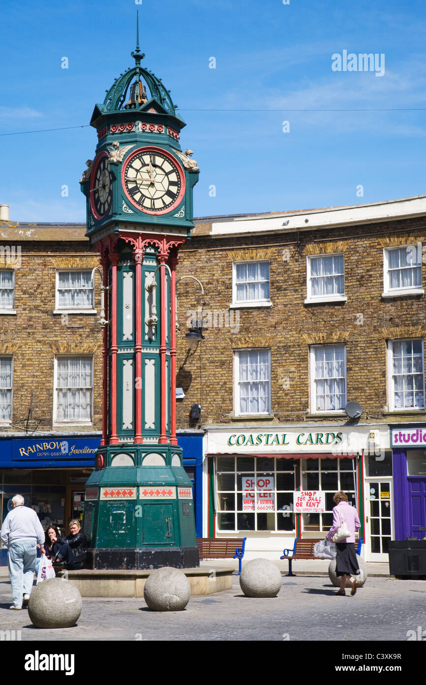 The Clock Tower in Sheerness, "Isle of Sheppey", Kent, England Stock