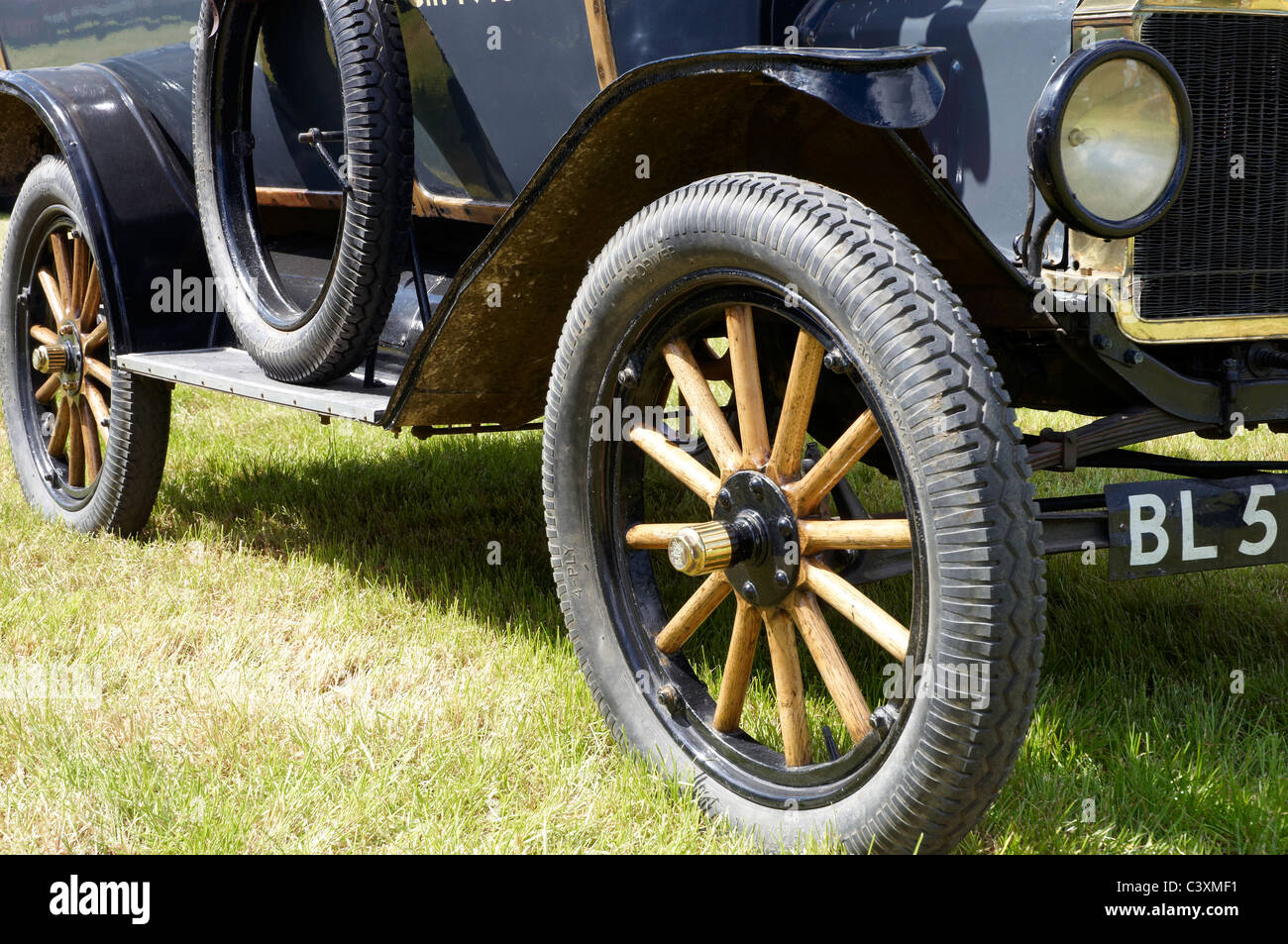 Model T Ford van of 1916 vintage on display at a steam and vintage rally. Stock Photo