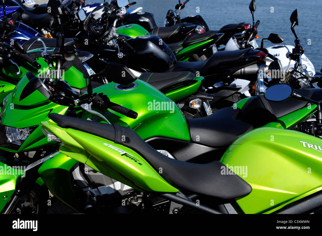 Kawasaki z750 motorcycle hi-res stock photography and images