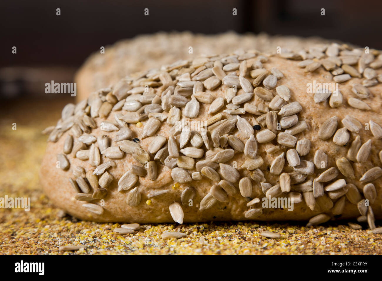 Freshly baked bread for sale in a commercial bakery Stock Photo Alamy