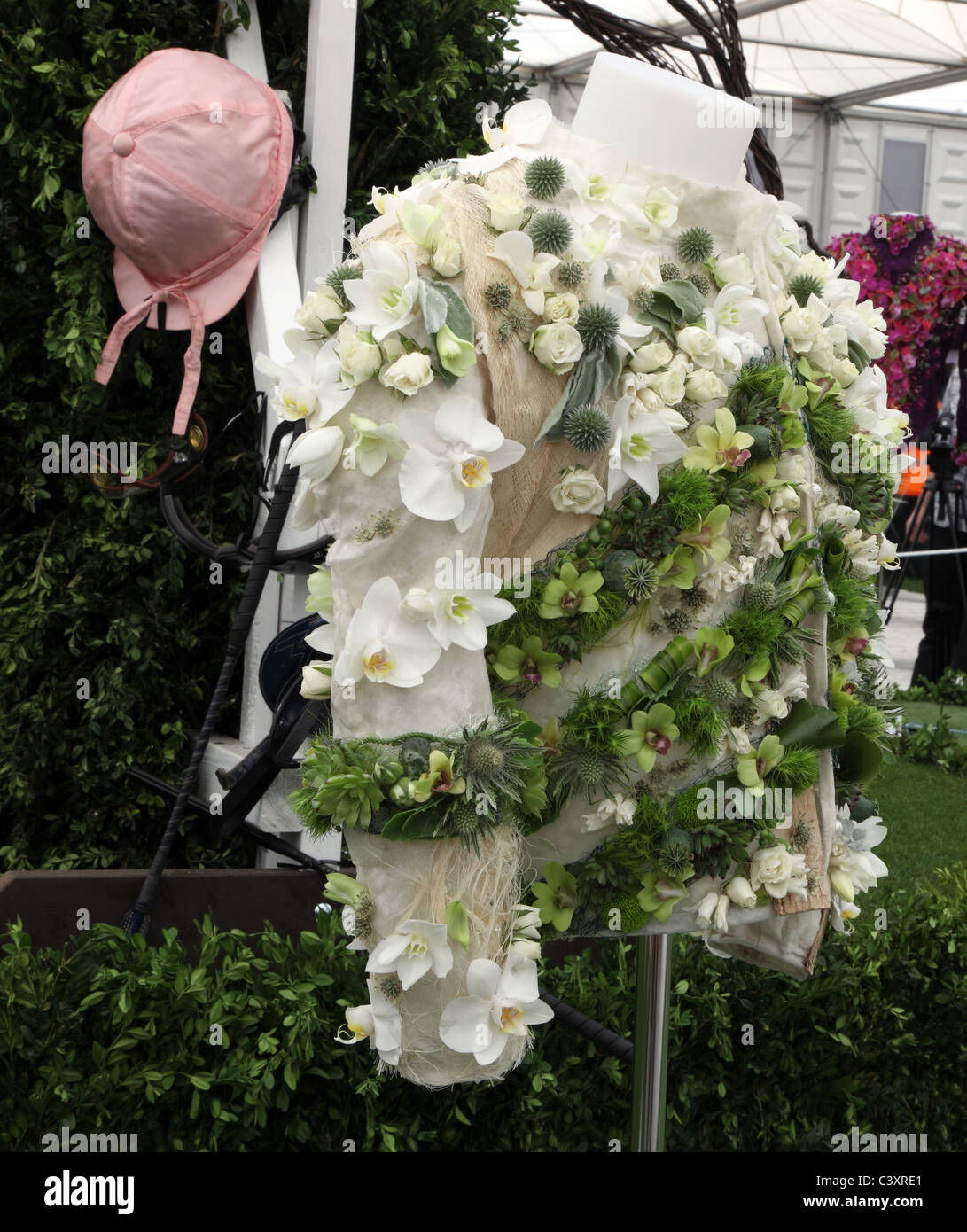Florists jockey jacket; Chelsea Flower Show 2011 Stock Photo
