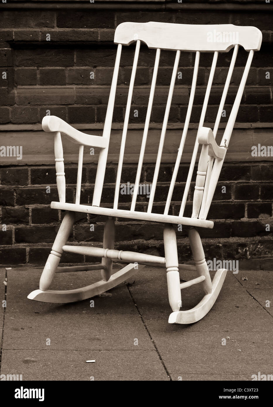 Wooden rocking chair hires stock photography and images Alamy