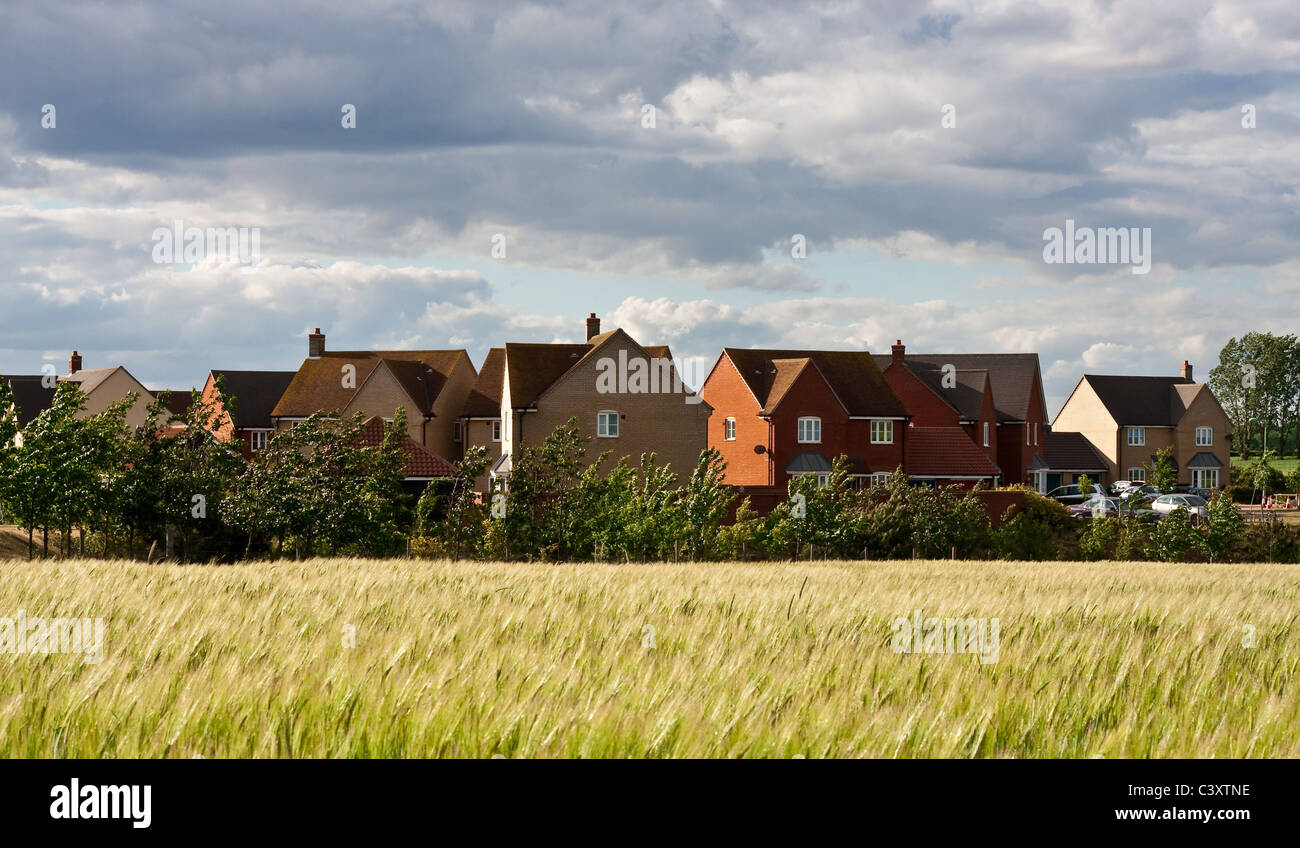 Modern housing in Moreton Hall, Bury St Edmunds, 2011 Stock Photo Alamy