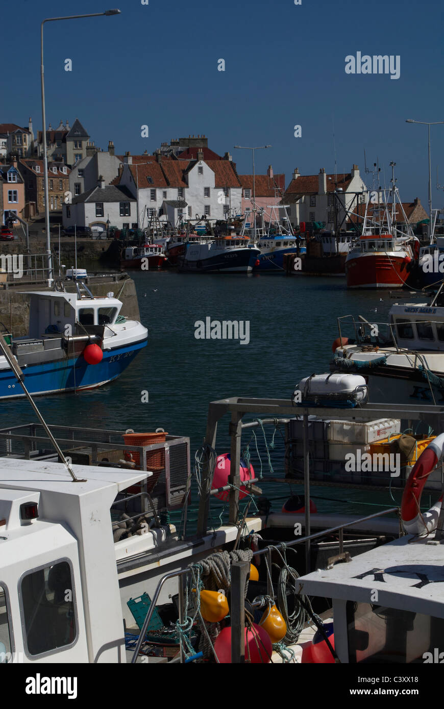 Pittenweem Harbour Stock Photo