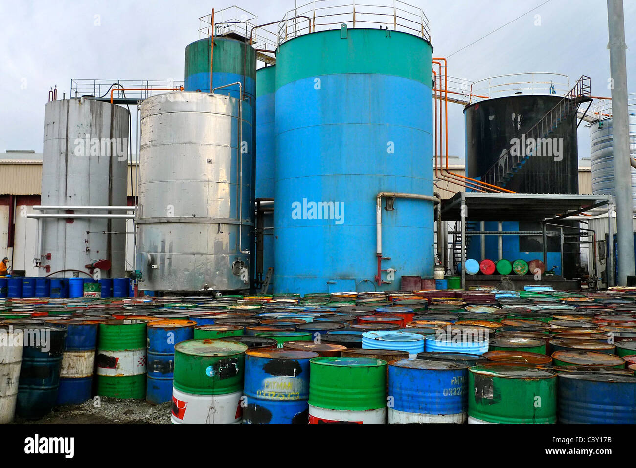 Industrial site timaru new zealand hires stock photography and images