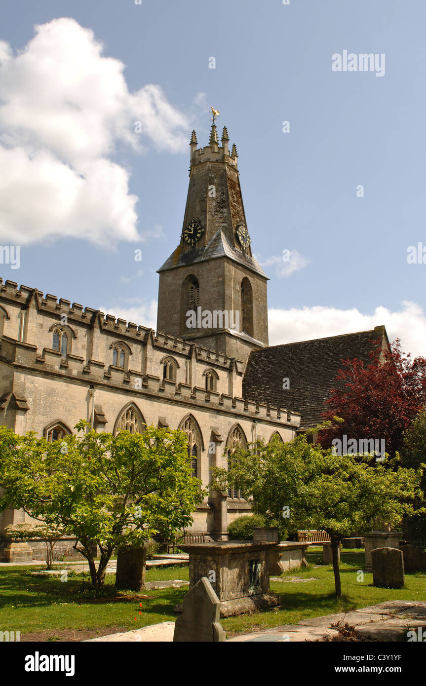 Holy Trinity Church, Minchinhampton, Gloucestershire, England, UK Stock