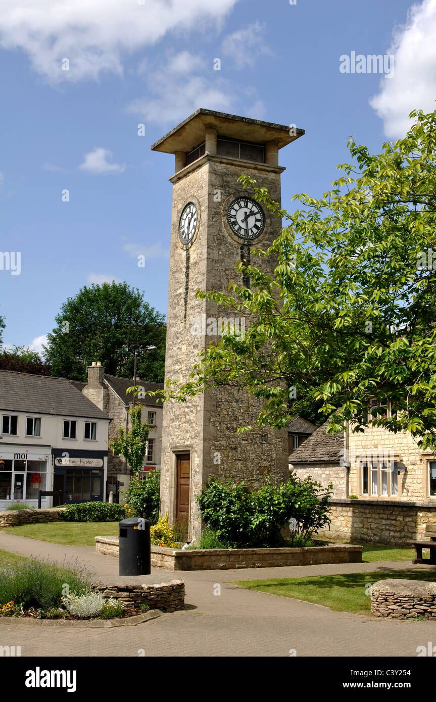 The Clock Tower, Nailsworth, Gloucestershire, England, UK Stock Photo