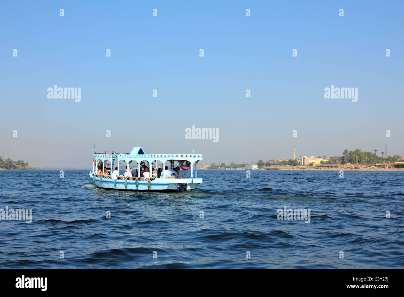 crossing of the Nile River in Luxor Egypt Stock Photo - Alamy