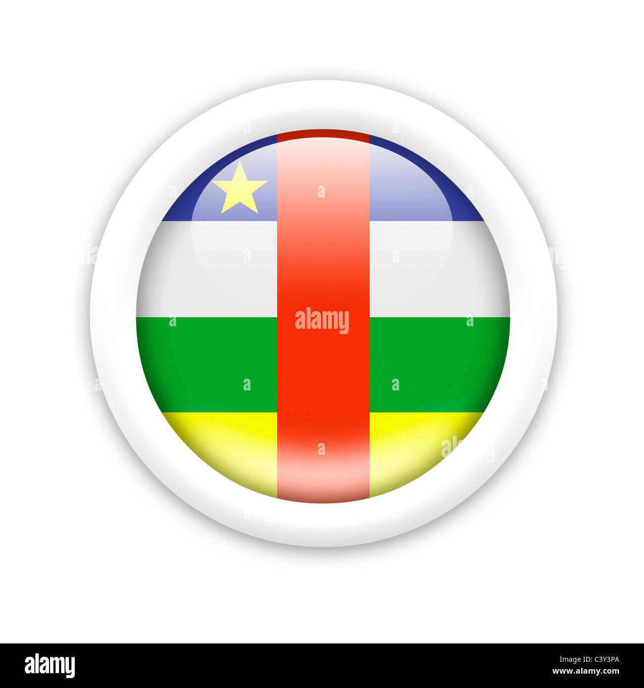 Flag of Central African Republic Stock Photo - Alamy