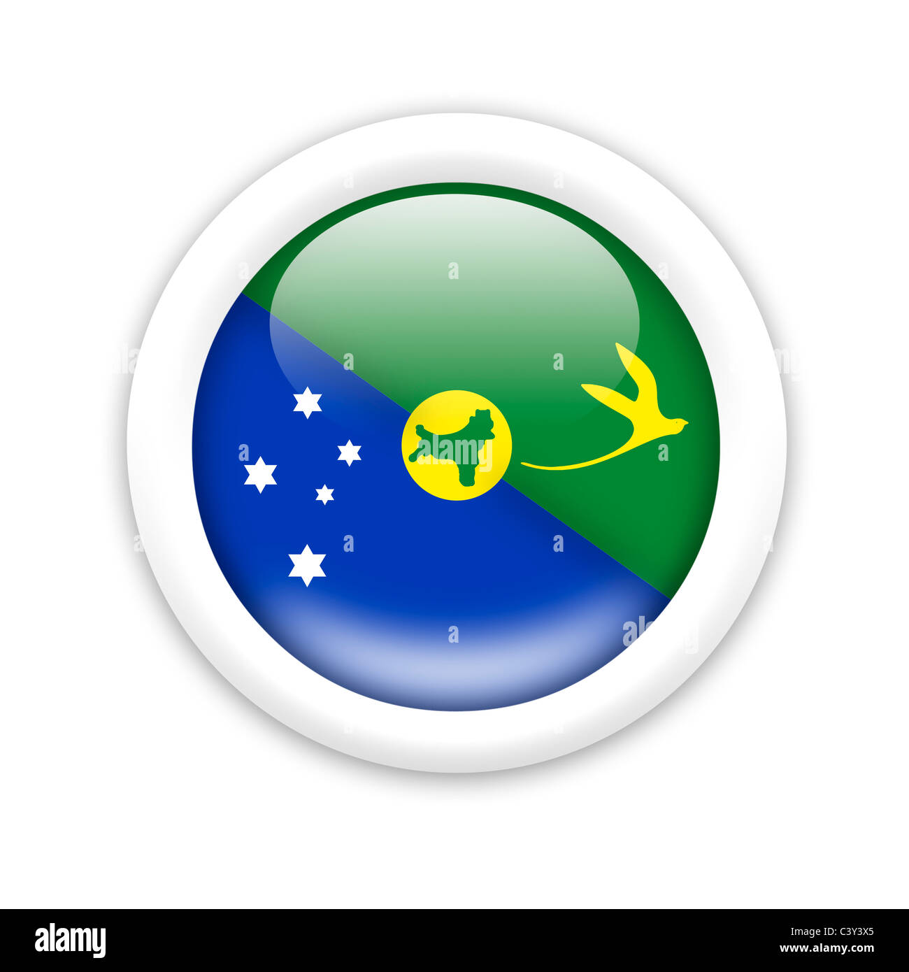 Flag of Christmas Island Stock Photo Alamy
