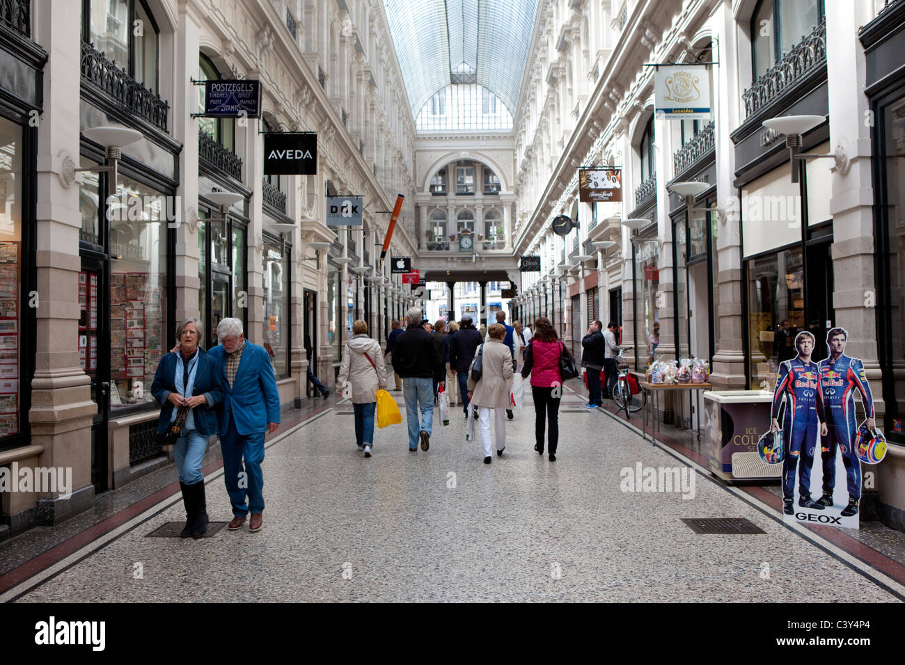 The Passage Shopping Centre, a covered shopping street in the Hague, and  the oldest shopping centre in the Netherlands Stock Photo - Alamy
