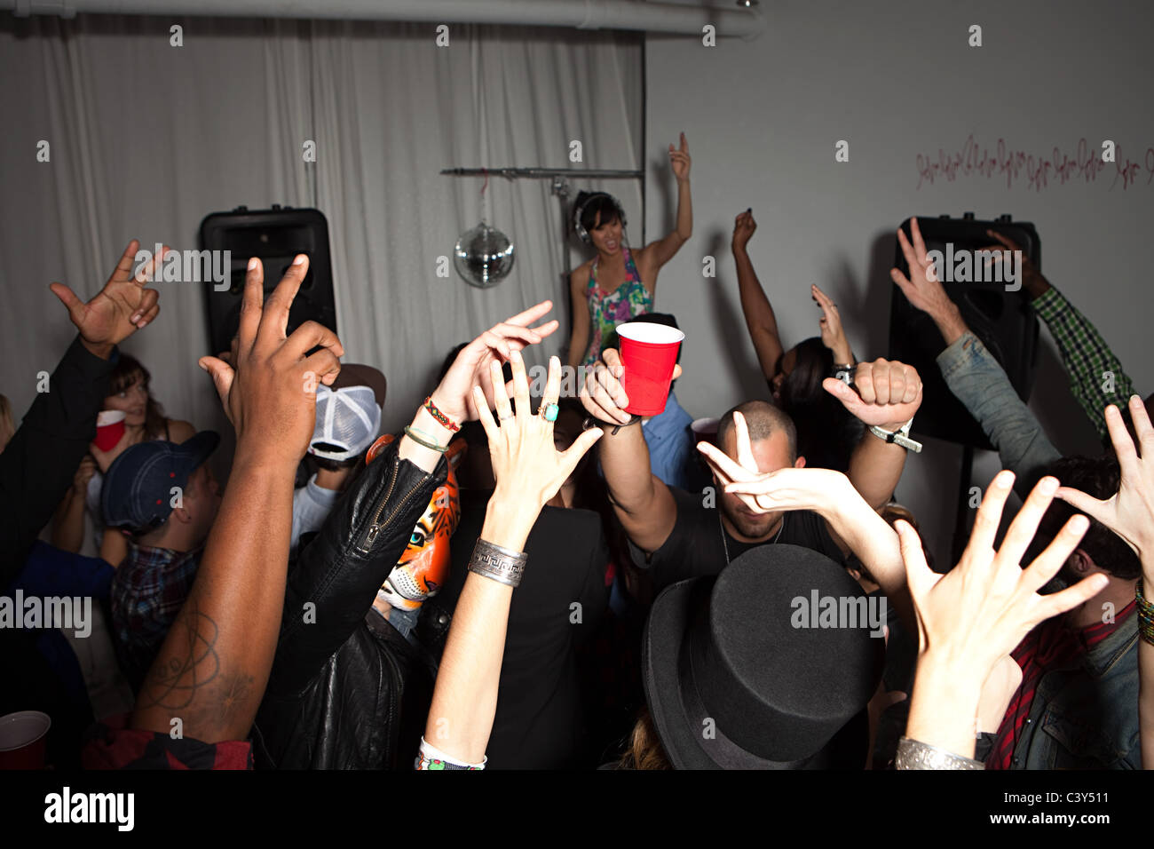 House party dancing hi-res stock photography and images - Alamy