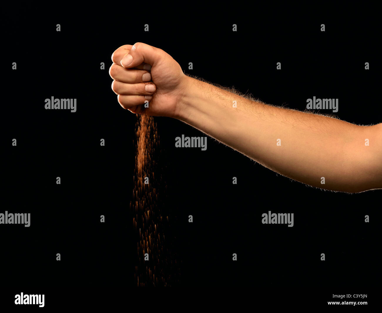 coffee grinding Stock Photo