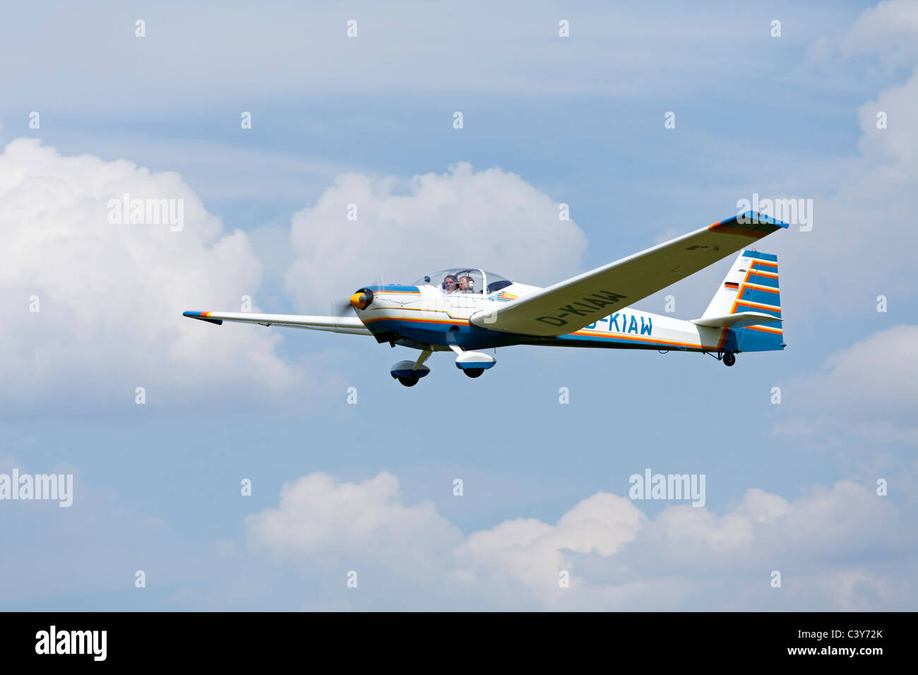 motor glider SF 25 at an airfield festival Lower Saxony, Germany Stock Photo Alamy