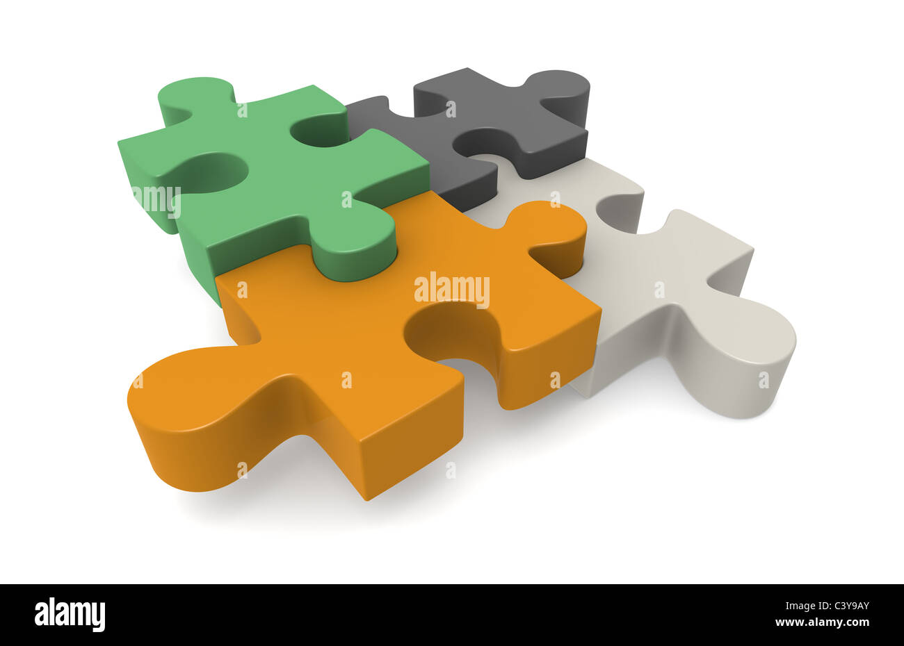 Jigsaw Puzzle. The classic Jigsaw Puzzle year 2011 Stock Photo Alamy