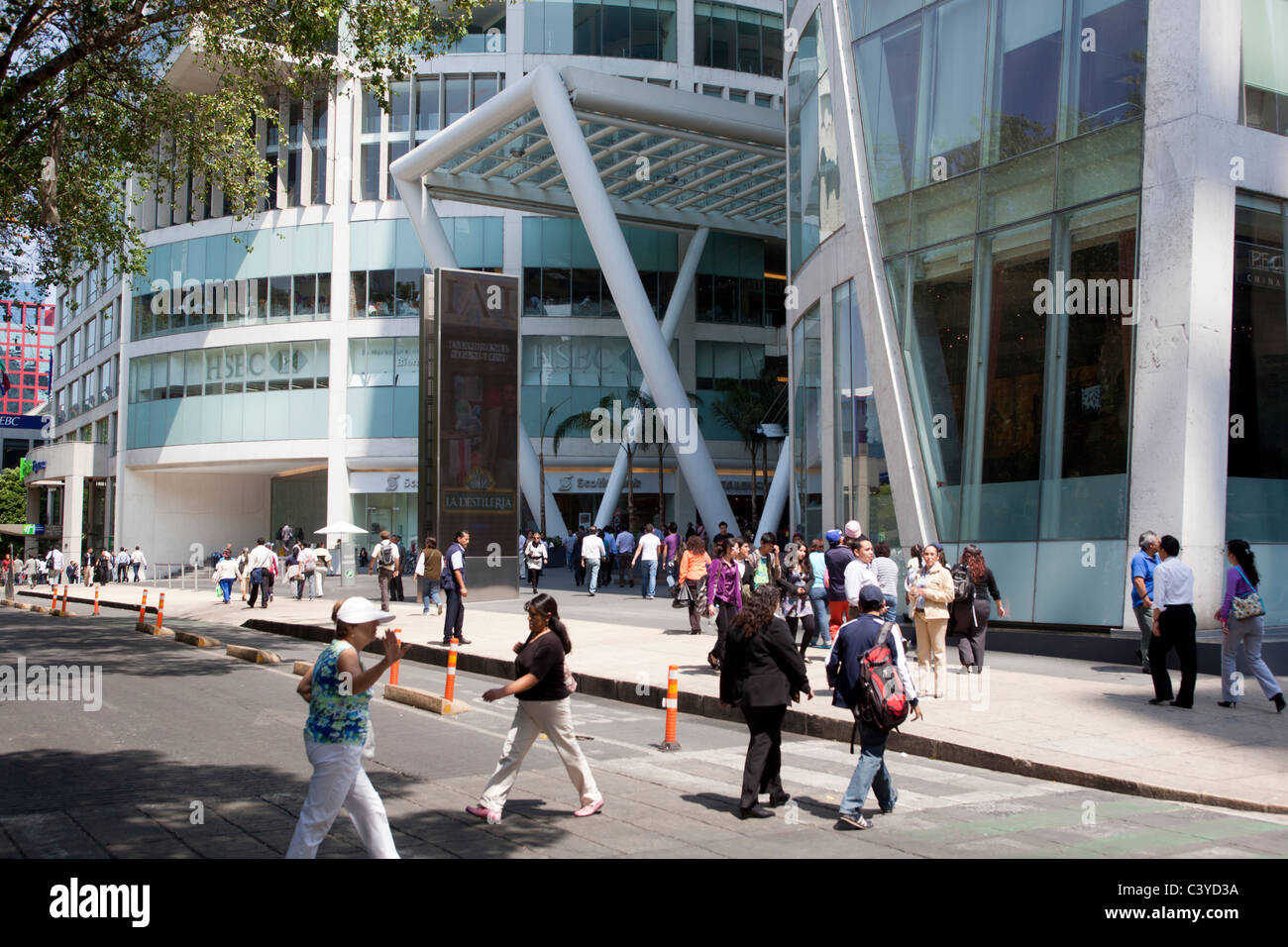 Zona Rosa Mexico City Stock Photo