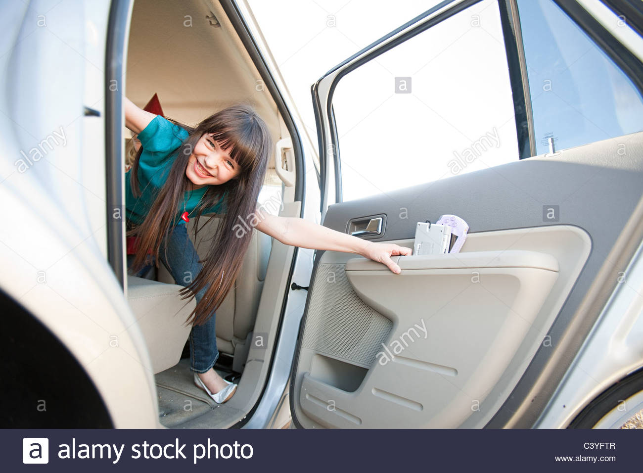 Open Car Door Passenger Stock Photos & Open Car Door Passenger Stock