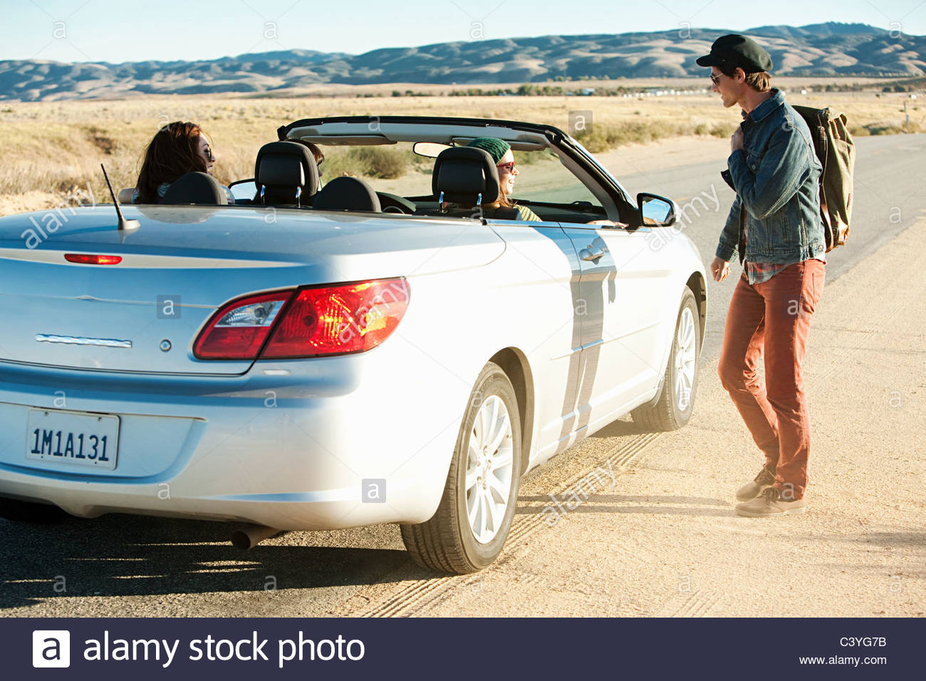 Hitchhiker Car Stock Photos & Hitchhiker Car Stock Images Alamy