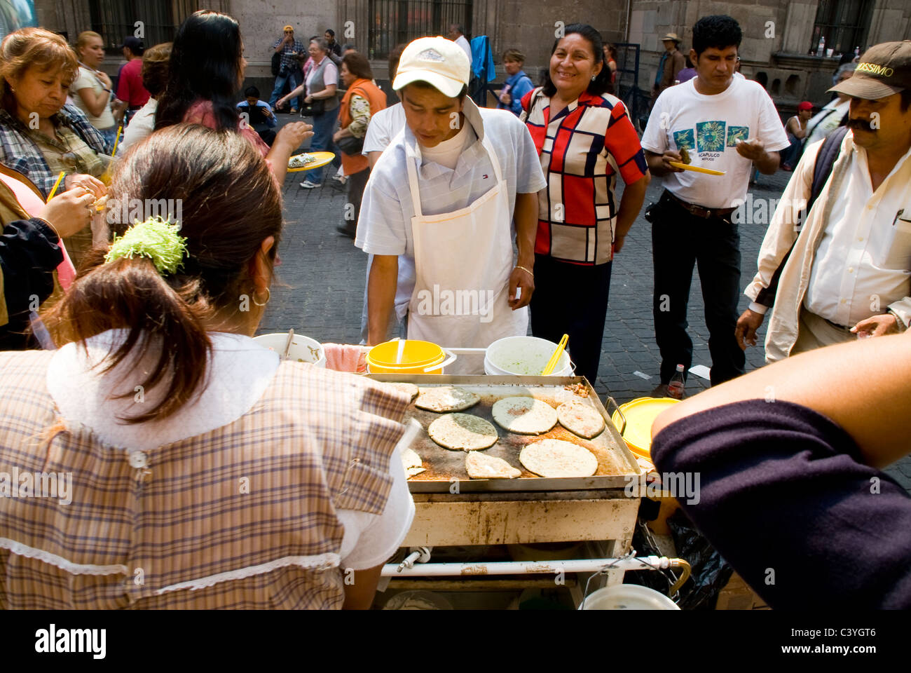 Mexico city. Street food. Stock Photo
