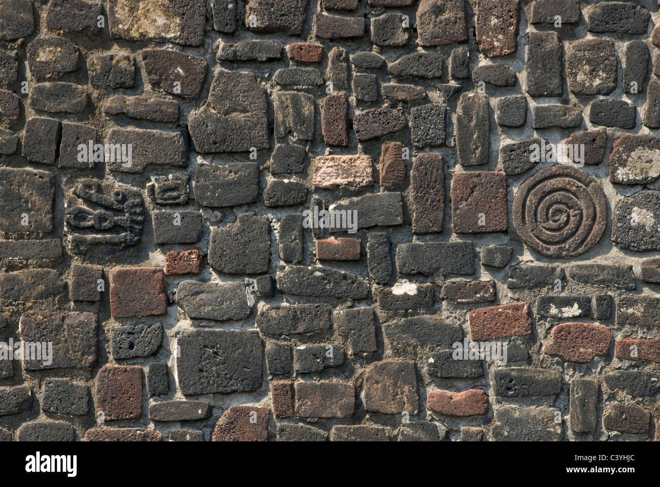 The Aztecs Ruins of Temple Mayor in Archaeological Site of  Tlatelolco.Mexico City Stock Photo - Alamy