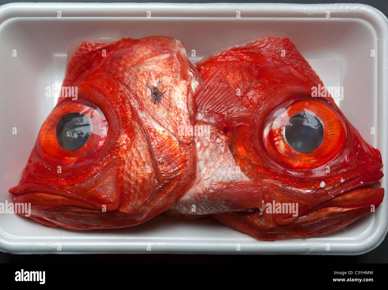 Red Fish Head Stock Photo