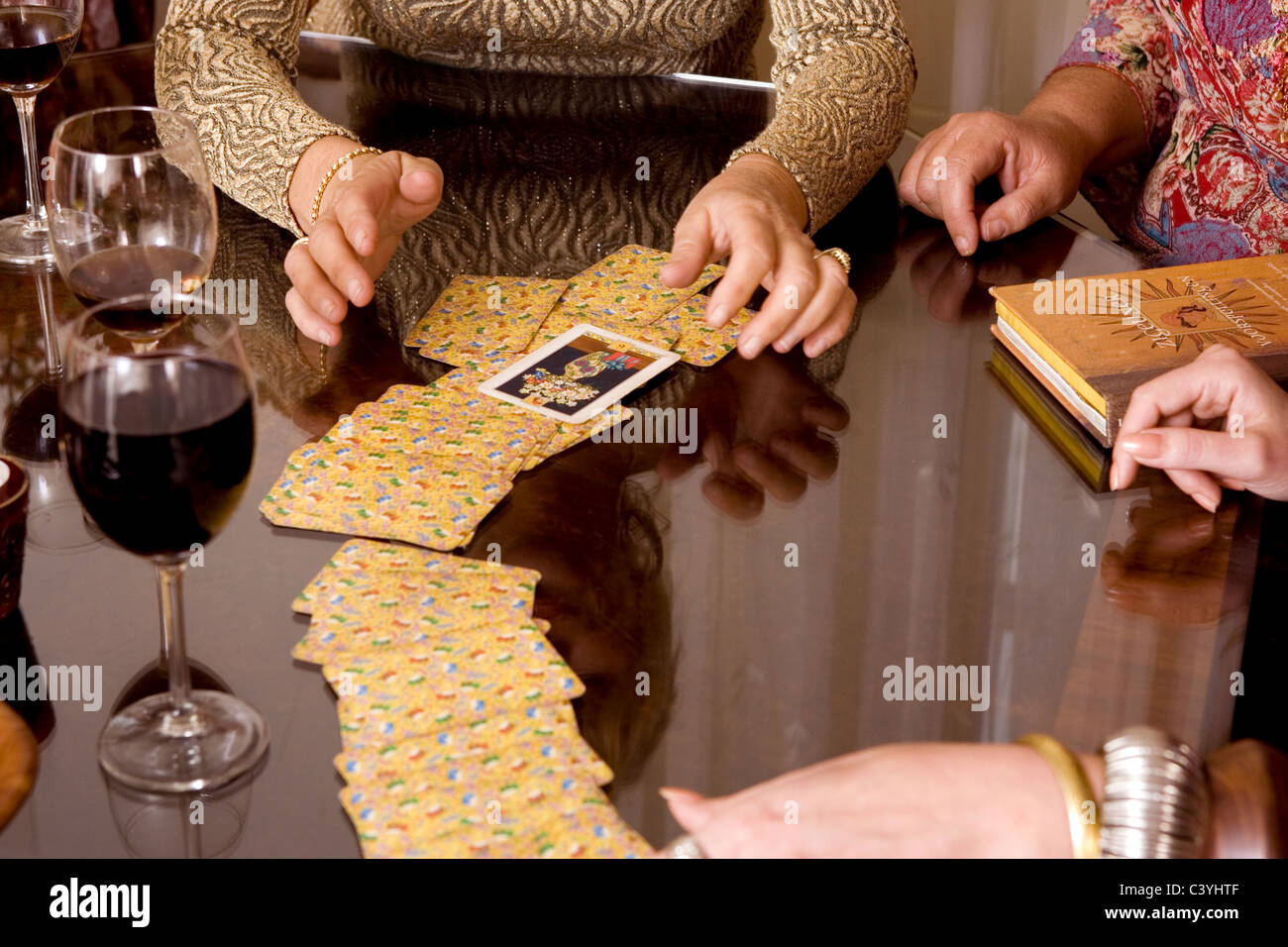 Tarot card deck Stock Photo