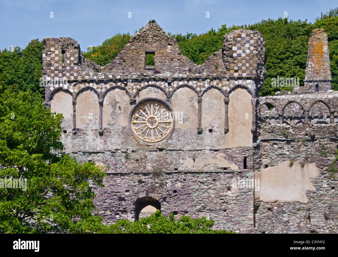 Bishop's Palace in the Grounds of St Davids Cathedral, Pembroke, Wales Stock Photo