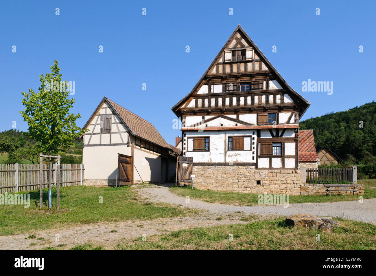 German architecture home farmhouse hi-res stock photography and images