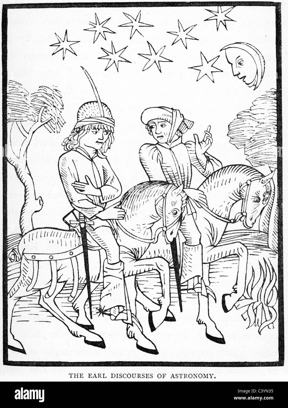Medieval astronomers Black and White Stock Photos & Images