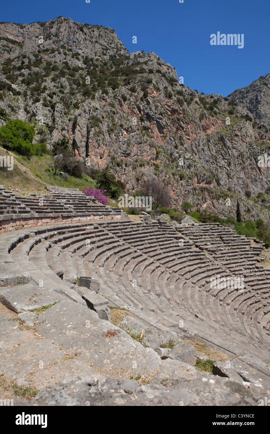 The Ancient Theater At Delphi Greece Stock Photo Alamy The Ancient Theater At Delphi Greece Stock Photo Alamy
