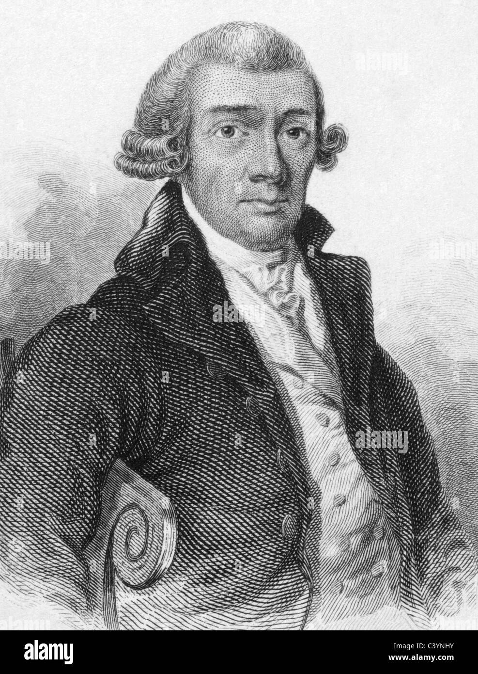 Dru Drury (17251804) on engraving from 1800s. British entomologist, one of the foremost of his