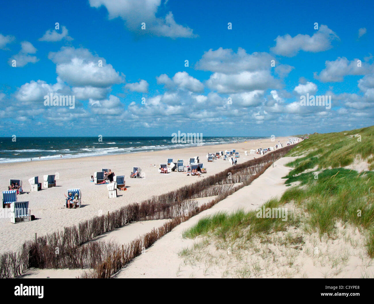 Europe Germany Schleswig Holstein La Grande Plage Kampen