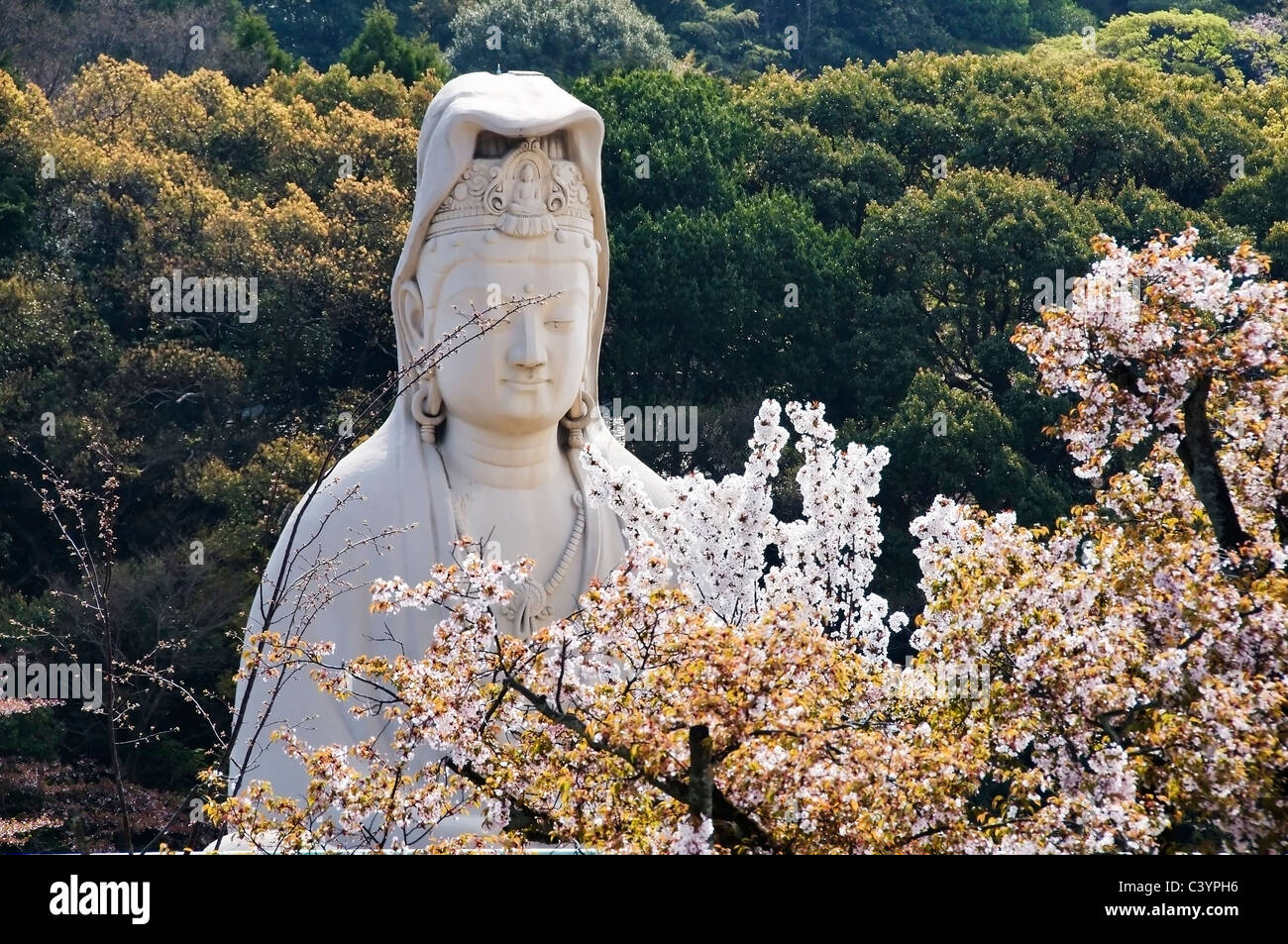 The impressive and towering statue of Bodhisattva Avalokitesvara at