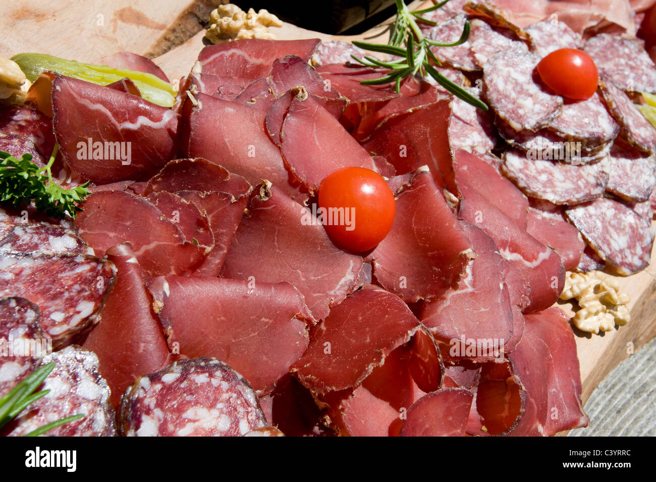 Switzerland, restaurant, food, eating, wine, dry meat, dry, dehydrated