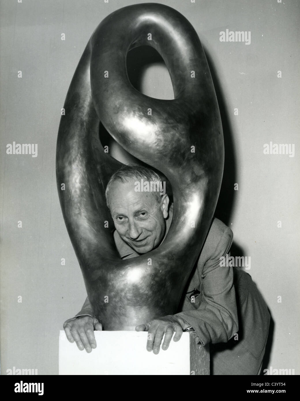 JEAN ARP (1886-1966) German-French sculptor and artist Stock Photo